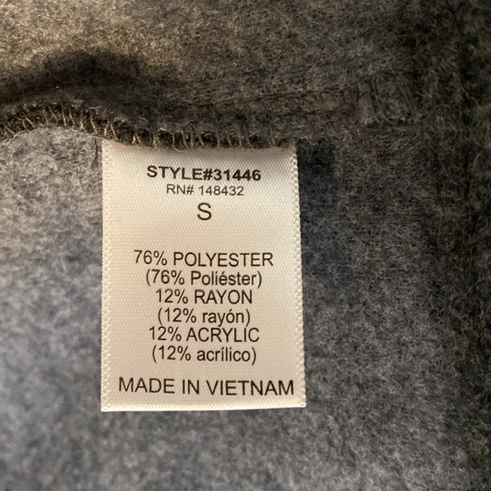 Cropped Grey Shacket - Size Small - Picture 4 of 7